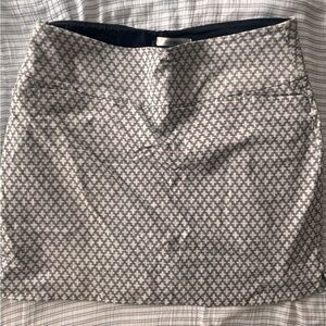Patterned Gray Skort